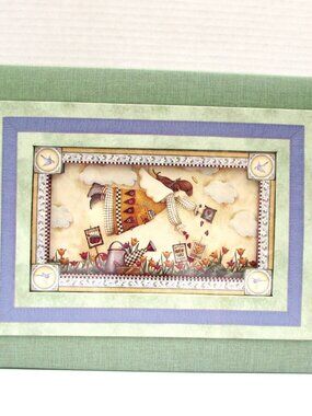 Debbie Mumm Deluxe 36 Blank Note Card Decorative Envelopes Set Keepsake Box